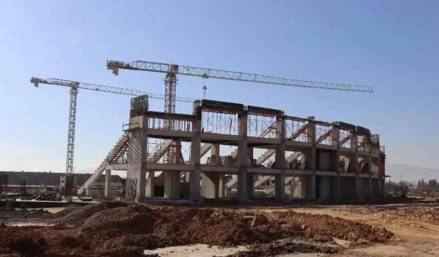 Kahramanmaraş'a modern stat geliyor: Son görüntüler bu şekilde