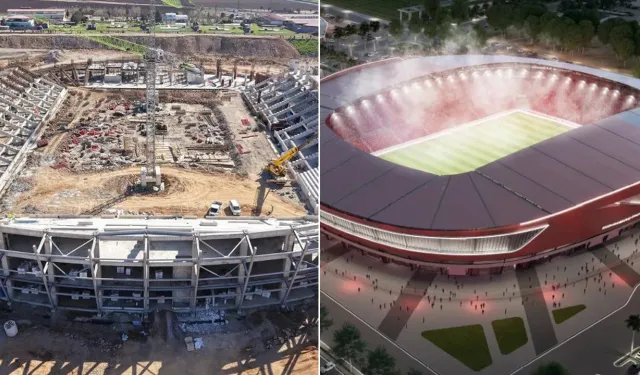 Kahramanmaraş Yeni Stadyum İnşaatında Son Durum: Tribünler Yükseliyor!