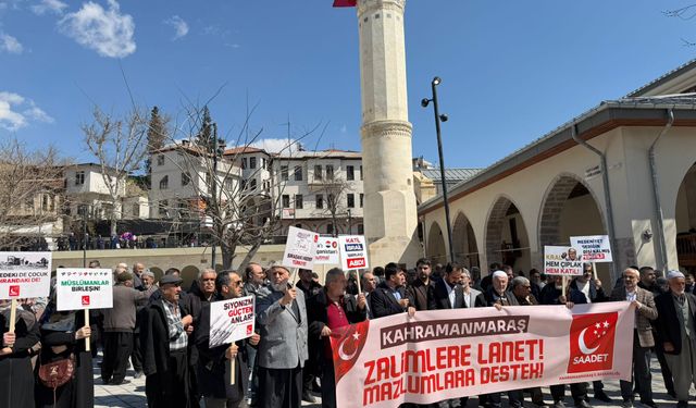 Saadet Partisi Kahramanmaraş İl Başkanlığı’ndan “Zalime Lanet, Mazluma Destek” Mesajı