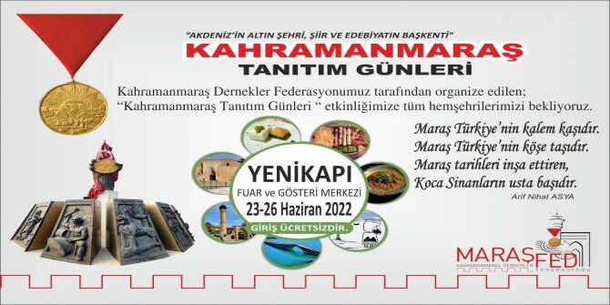 Kahramanmaraş Tanıtım Günleri Başlıyor-1